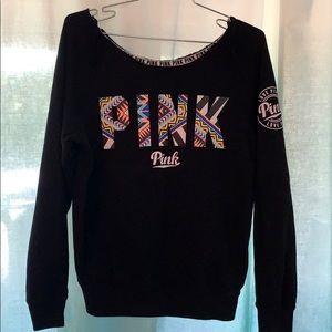 PINK sweater XS Black